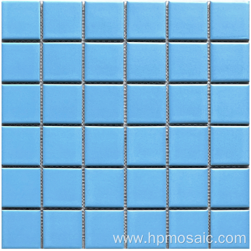 Ceramic mosaic tile for swimming pools